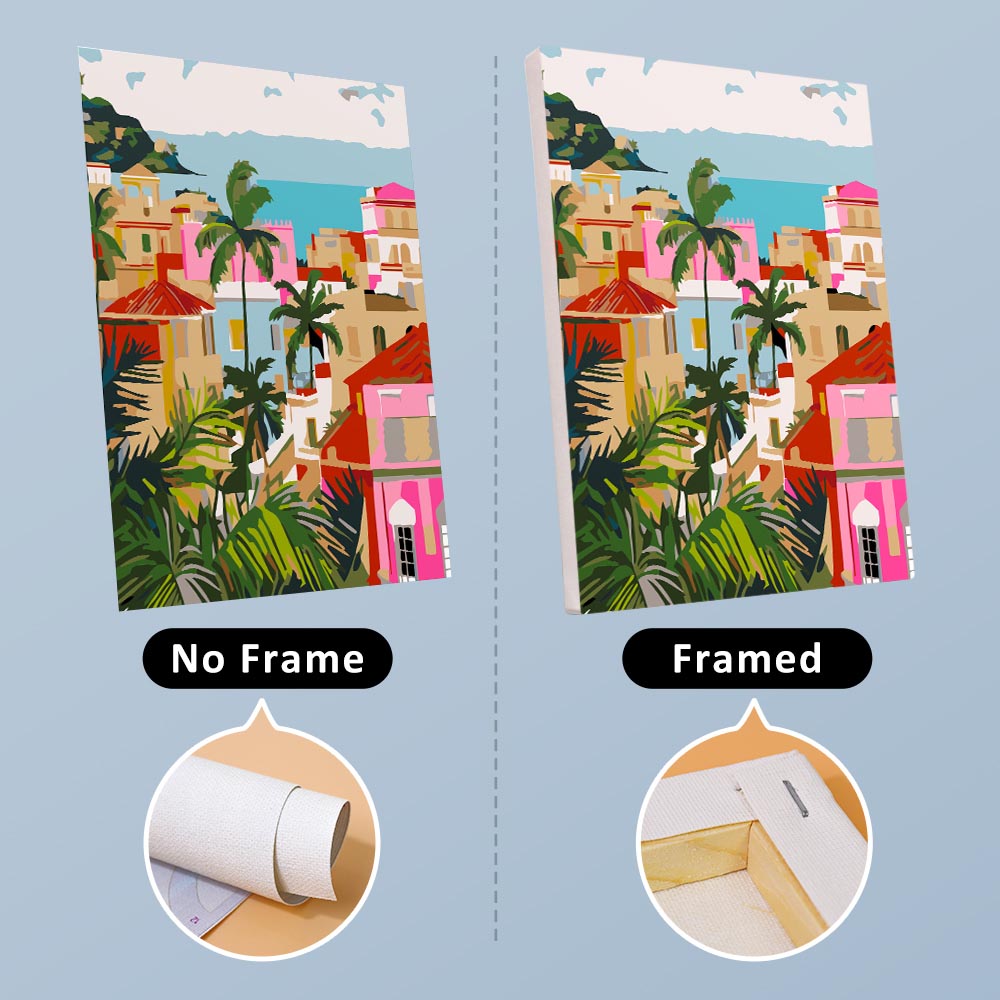 Paint by Numbers – 6 Mini Paintings | Mediterranean Set