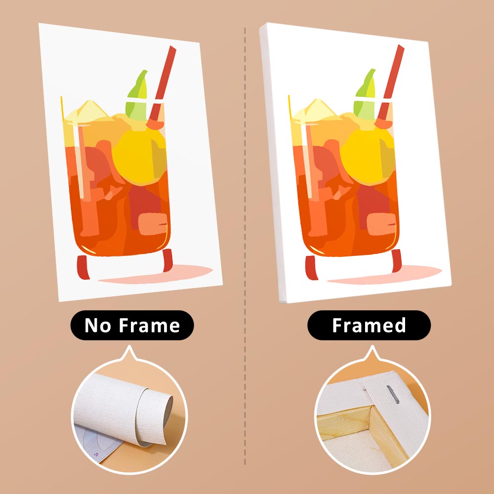 Paint by Numbers – 6 Mini Paintings | Refreshing Summer Cocktails Set