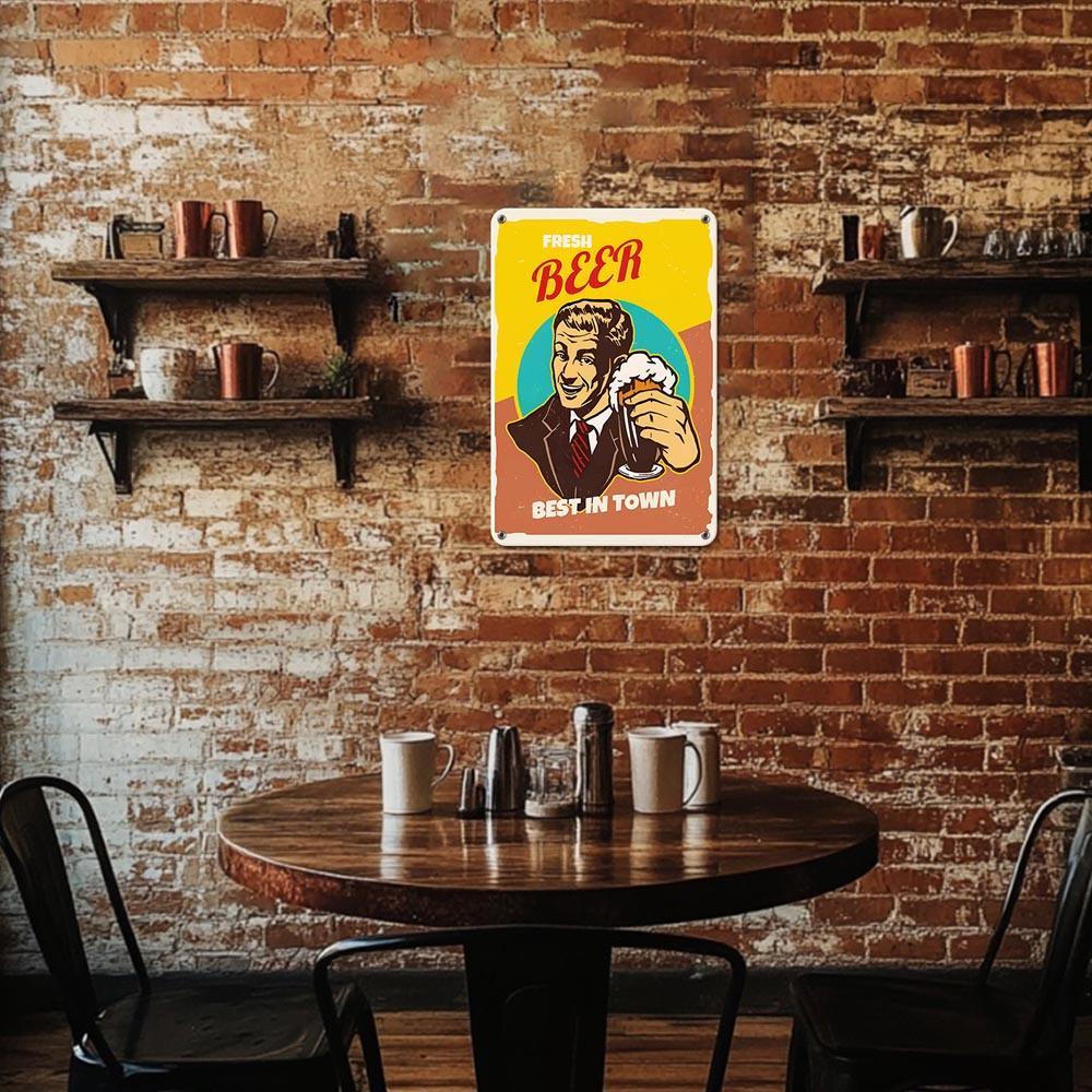 Paint by Numbers – Vintage Metal Bar Art | Best Beer in Town