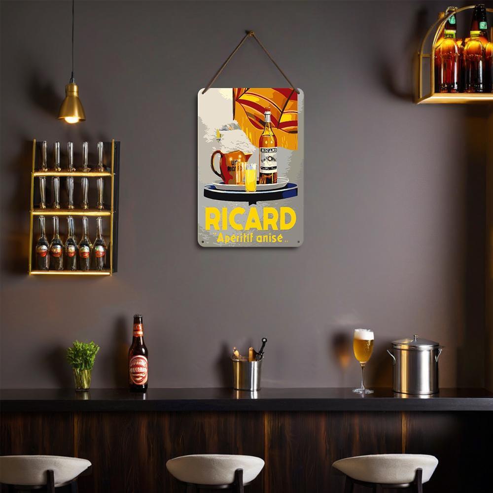Paint by Numbers – Vintage Metal Bar Art | Ricard Apéritif