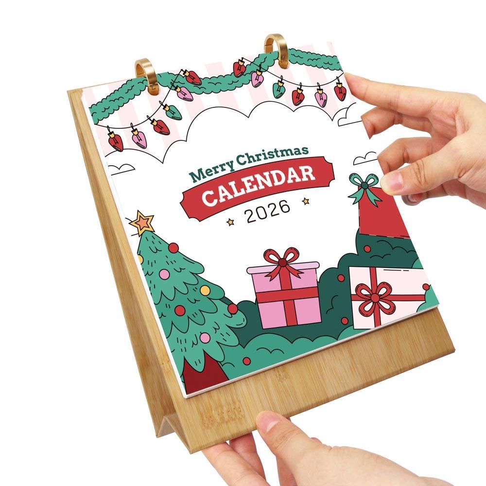 Paint by Numbers - 2026 Desk Calendar - Christmas Cheer