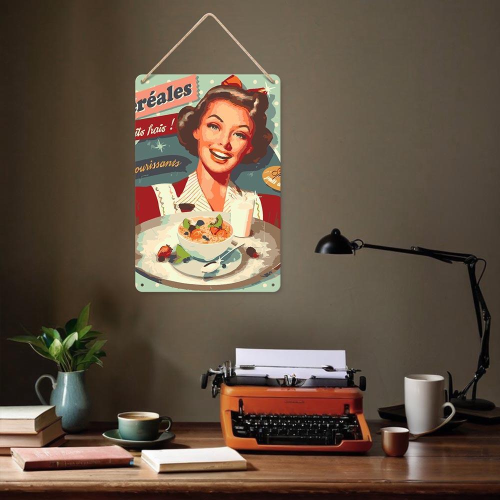 Paint by Numbers – Vintage Metal Bar Art | French Breakfast