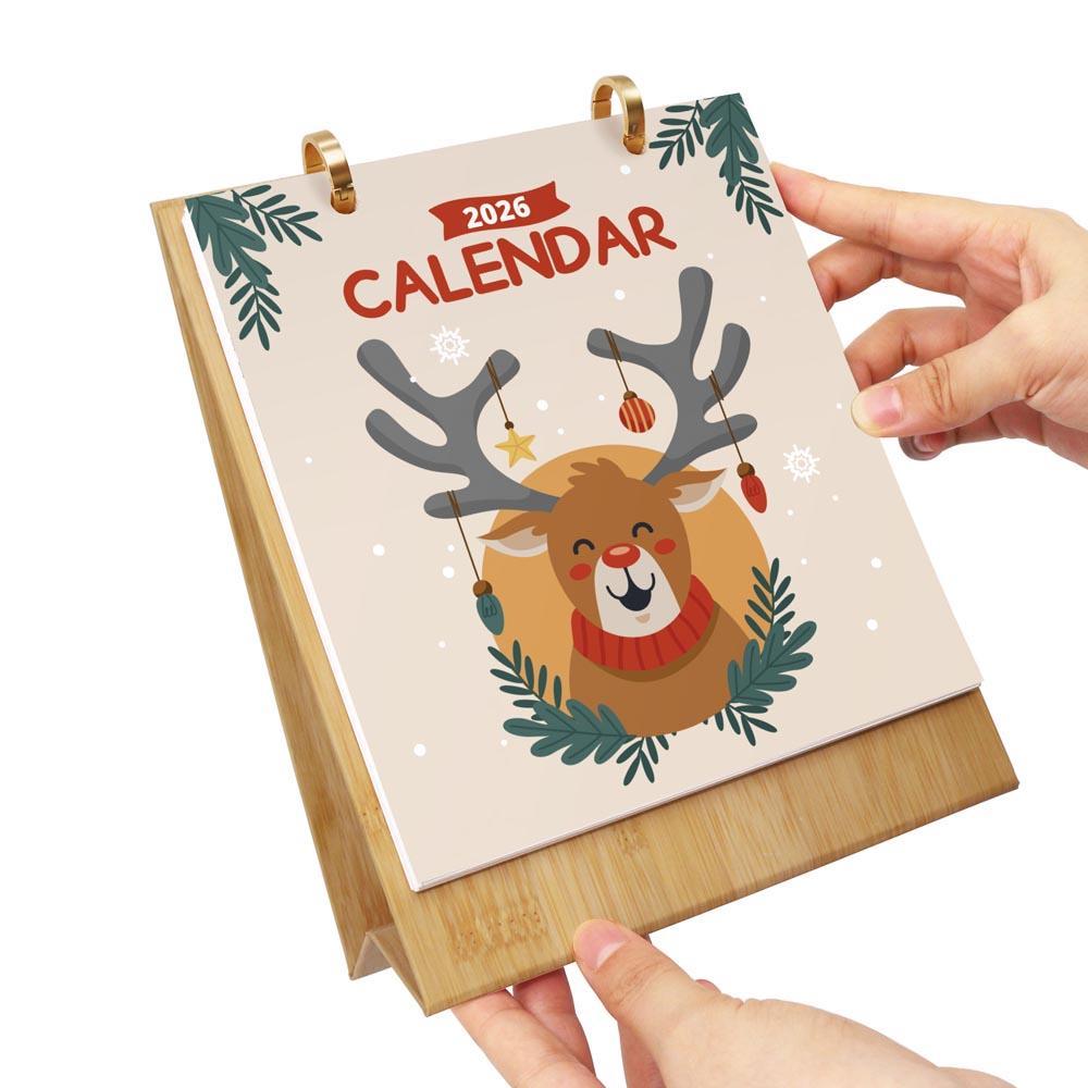 Paint by Numbers - 2026 Desk Calendar - Christmas Time