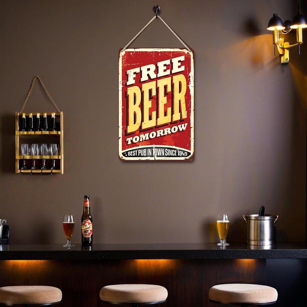 Paint by Numbers – Vintage Metal Bar Art | Free Beer Tomorrow