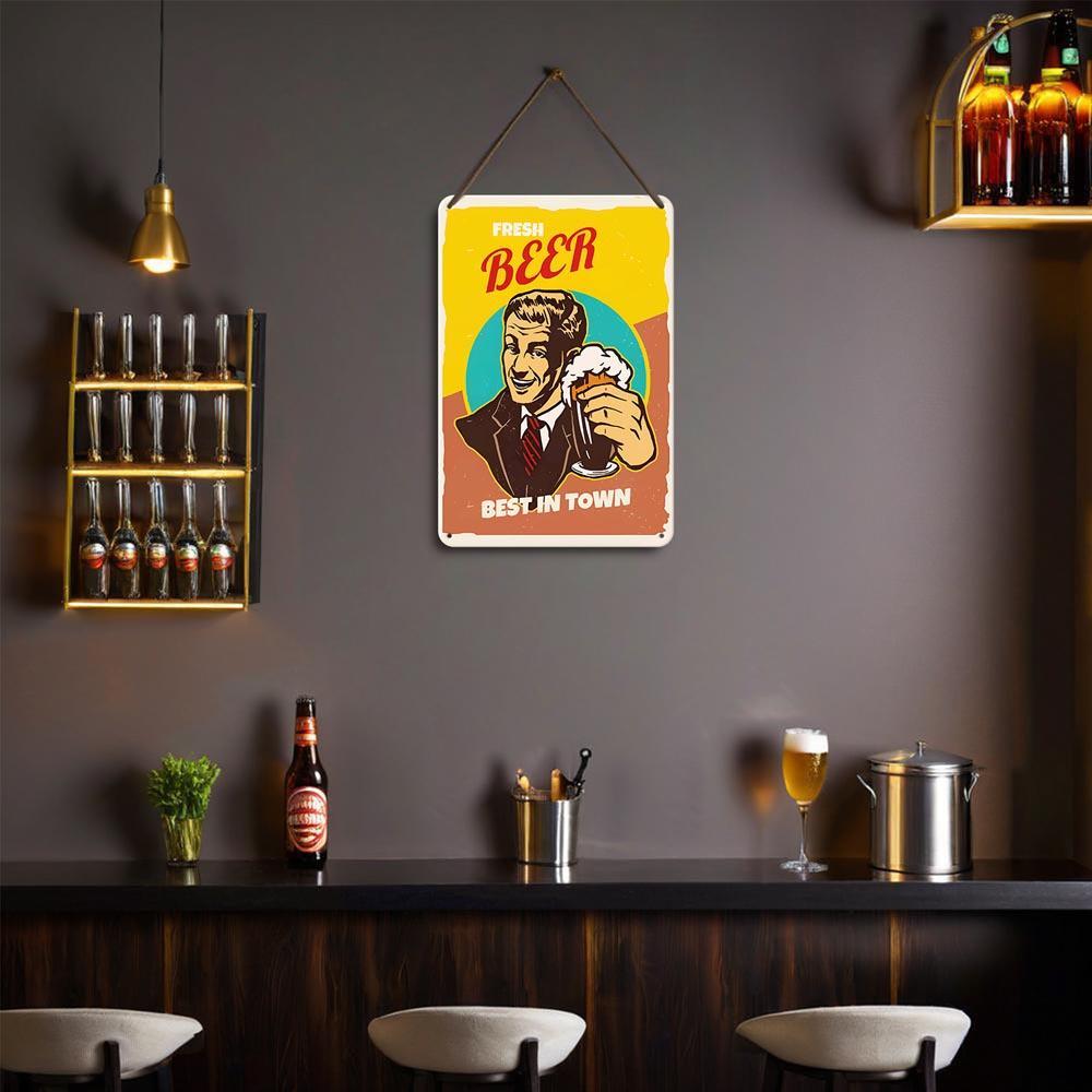 Paint by Numbers – Vintage Metal Bar Art | Best Beer in Town