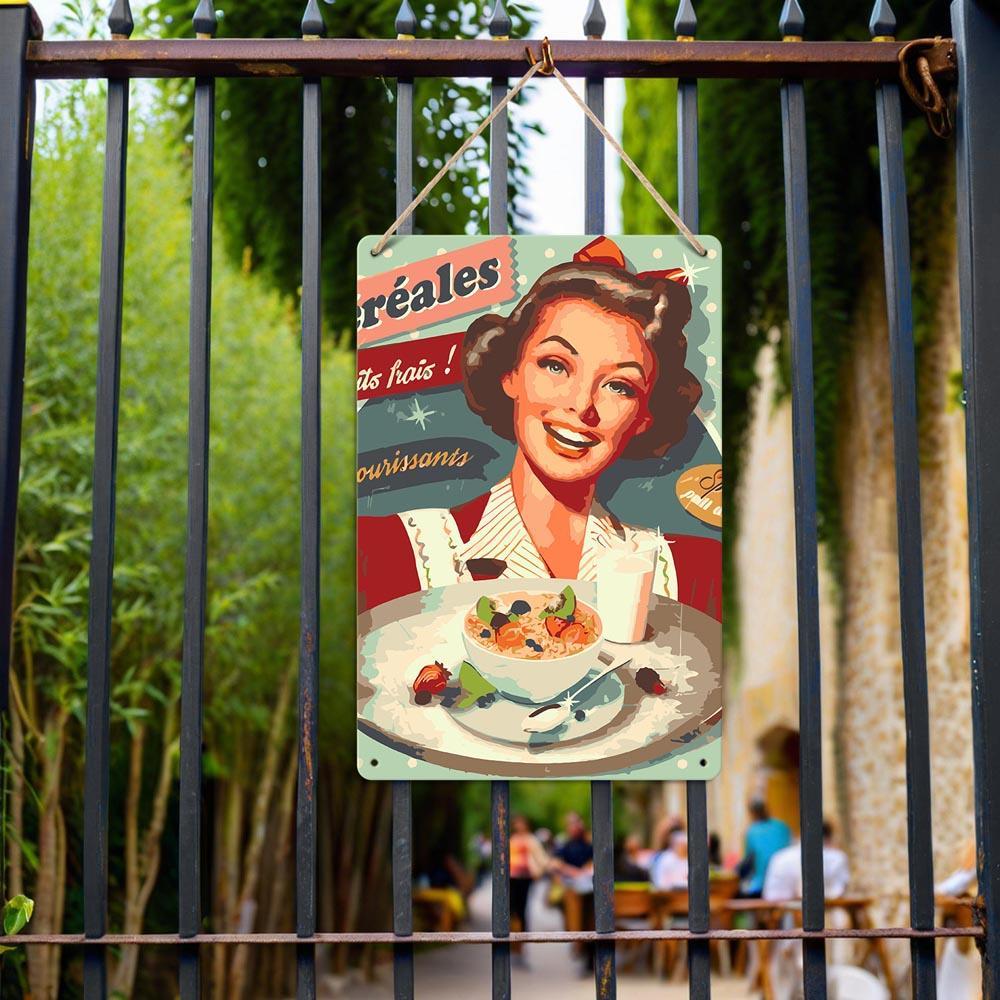 Paint by Numbers – Vintage Metal Bar Art | French Breakfast