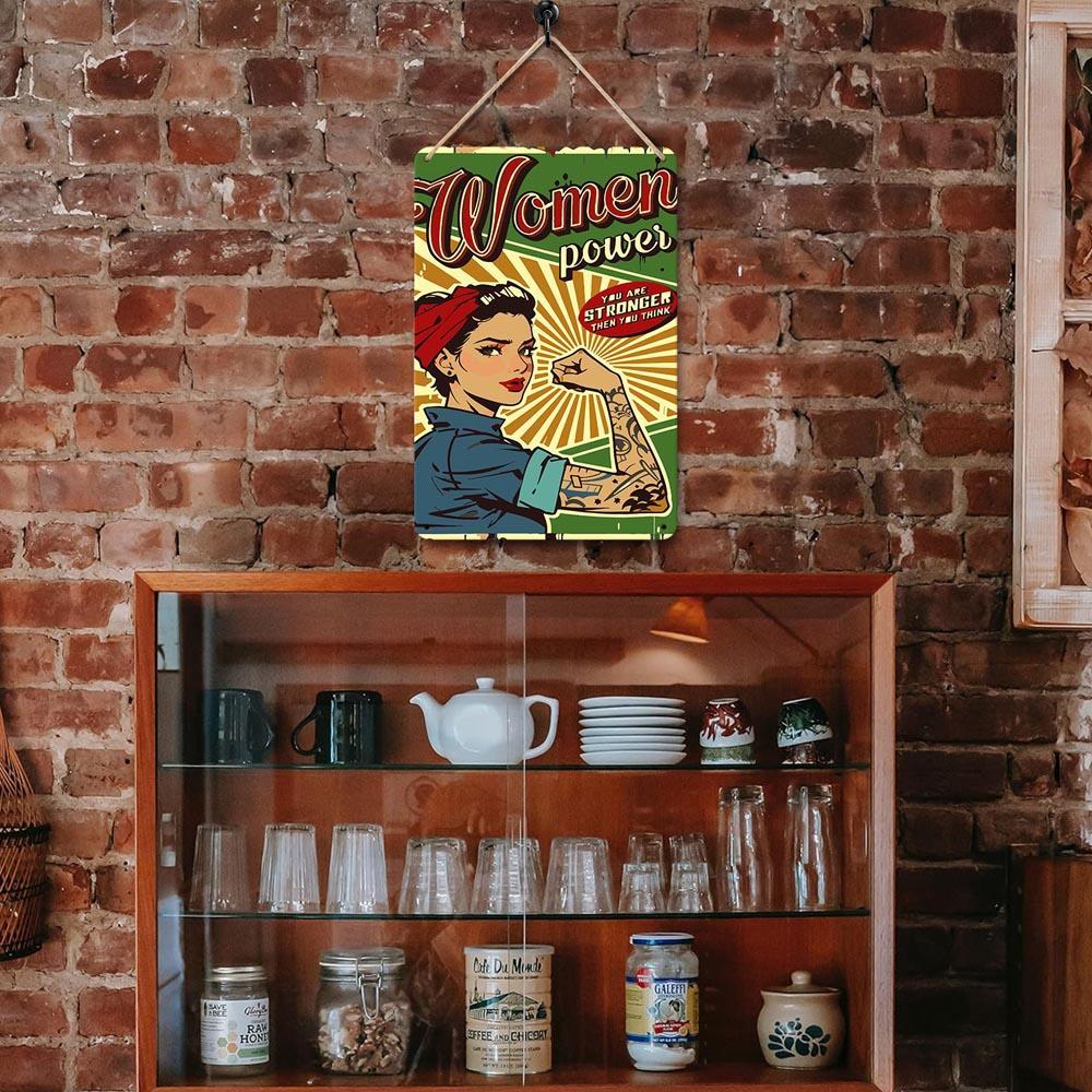 Paint by Numbers – Vintage Metal Wall Art | Women Power