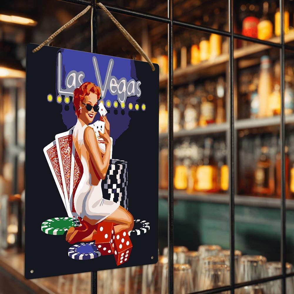 Paint by Numbers – Vintage Casino Art | Las Vegas Lady