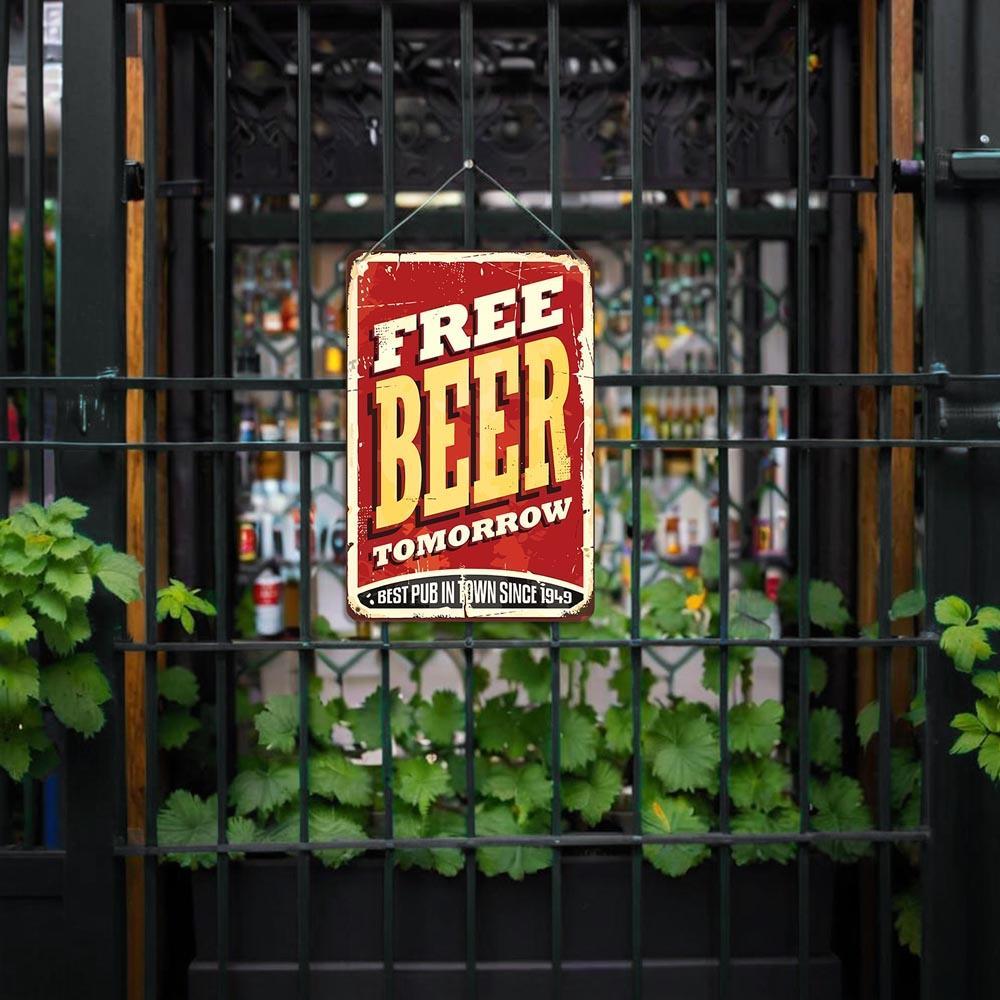 Paint by Numbers – Vintage Metal Bar Art | Free Beer Tomorrow