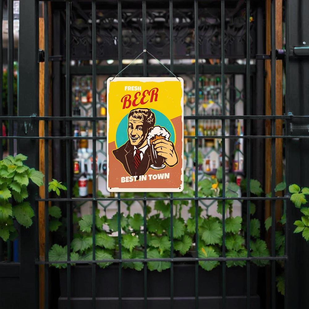 Paint by Numbers – Vintage Metal Bar Art | Best Beer in Town