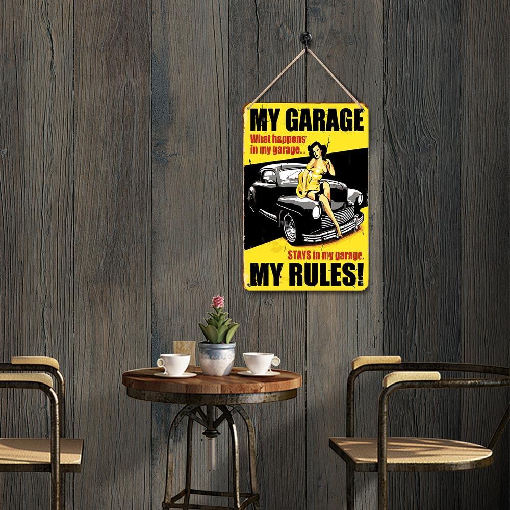 Paint by Numbers – Vintage Metal Garage Art | My Garage, My Rules