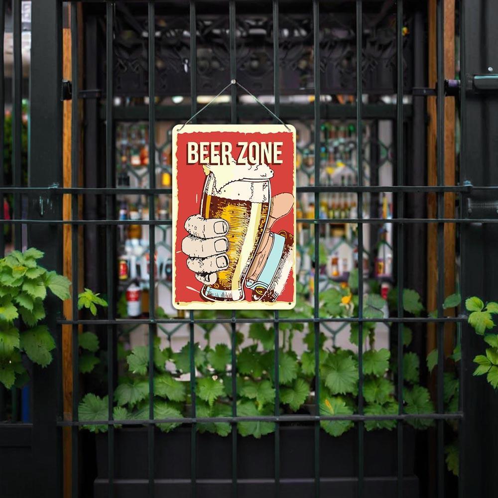 Paint by Numbers – Vintage Metal Bar Art | Beer Zone