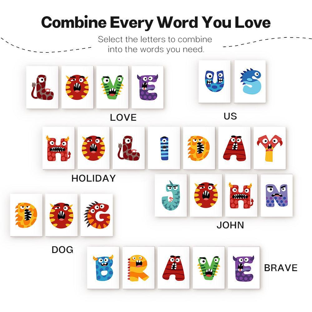 Paint by Numbers – Alphabet Painting Kit | Bold & Colorful Monsters A–Z