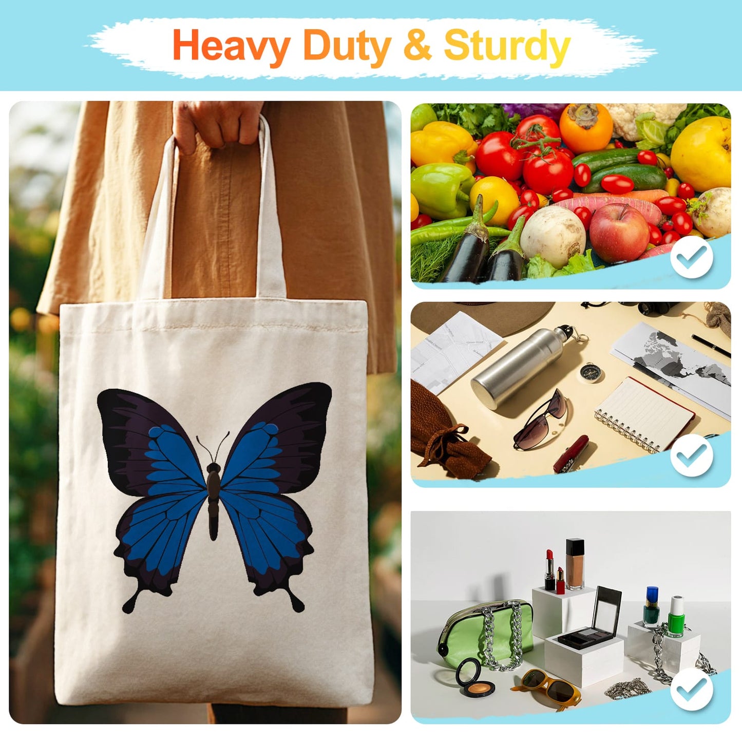 Paint by Numbers – DIY Totebag | Blue Majesty