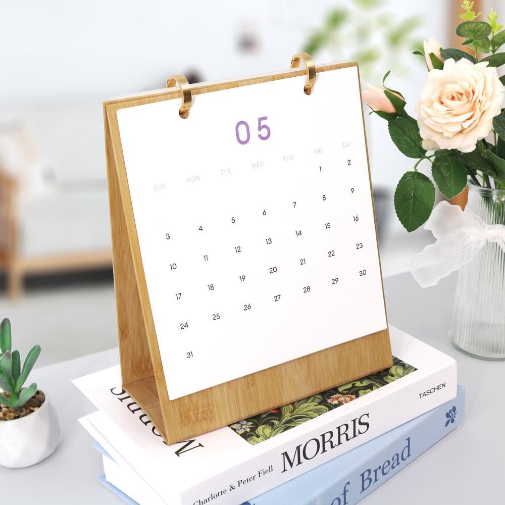 Paint by Numbers - 2026 Desk Calendar - Blooming Beauties