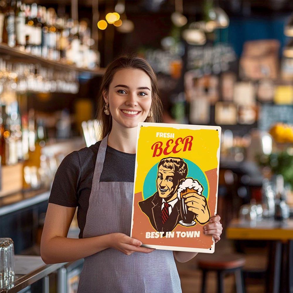 Paint by Numbers – Vintage Metal Bar Art | Best Beer in Town