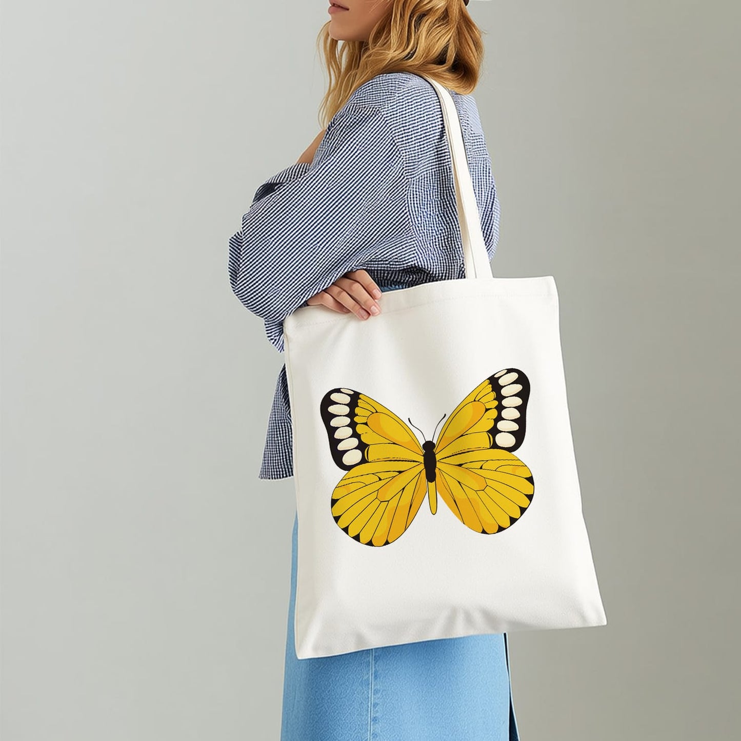 Paint by Numbers – DIY Totebag | Golden Butterfly
