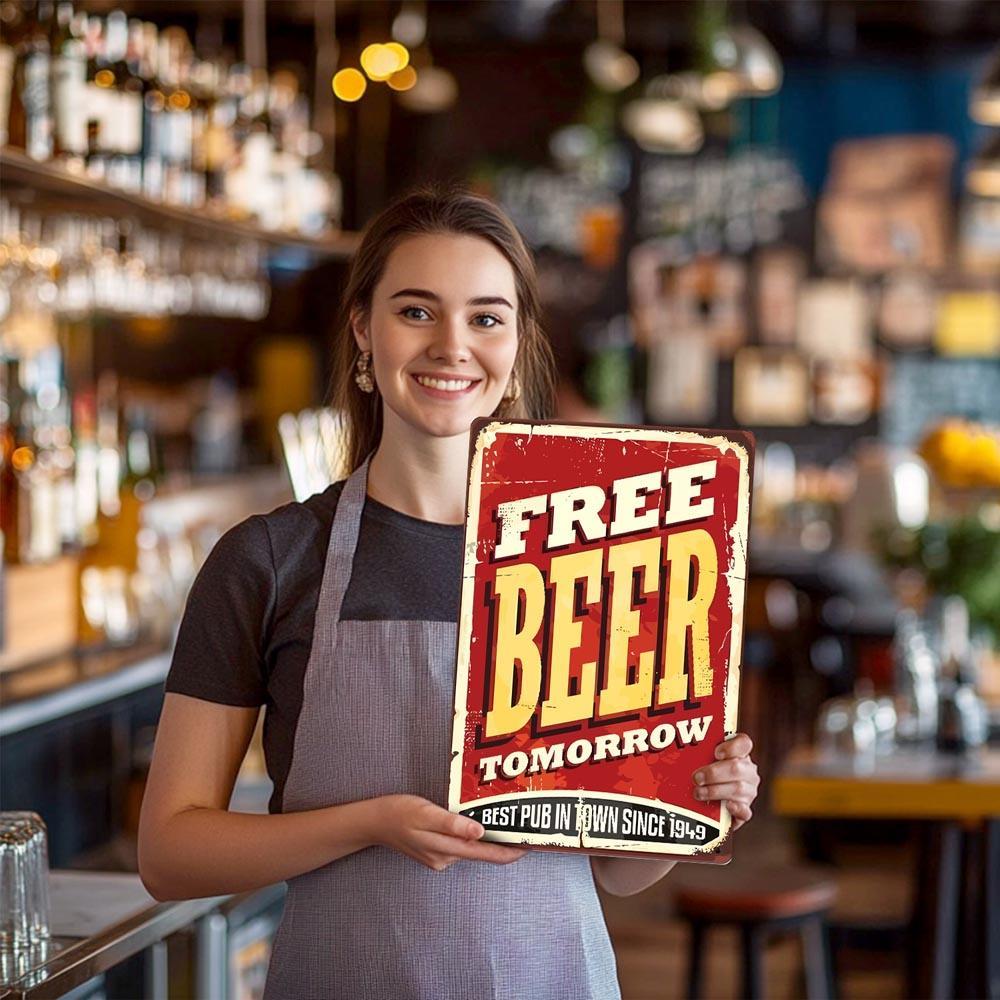Paint by Numbers – Vintage Metal Bar Art | Free Beer Tomorrow