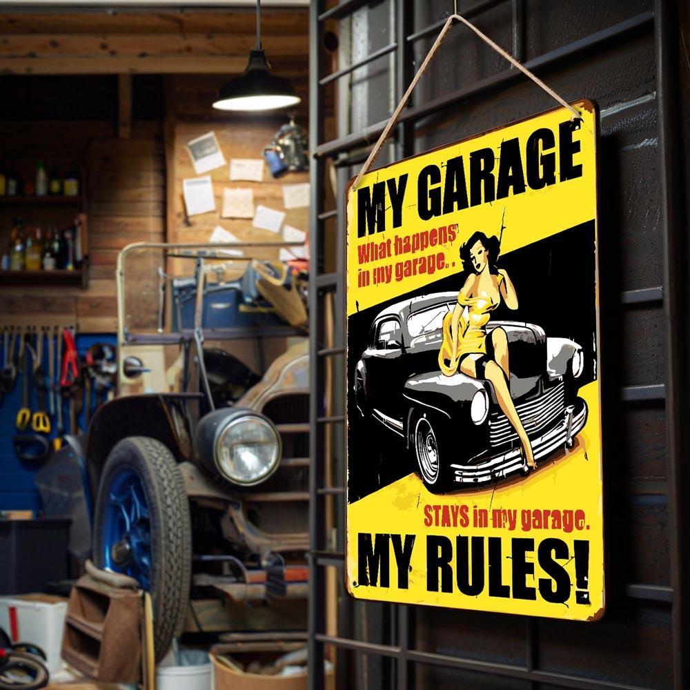 Paint by Numbers – Vintage Metal Garage Art | My Garage, My Rules