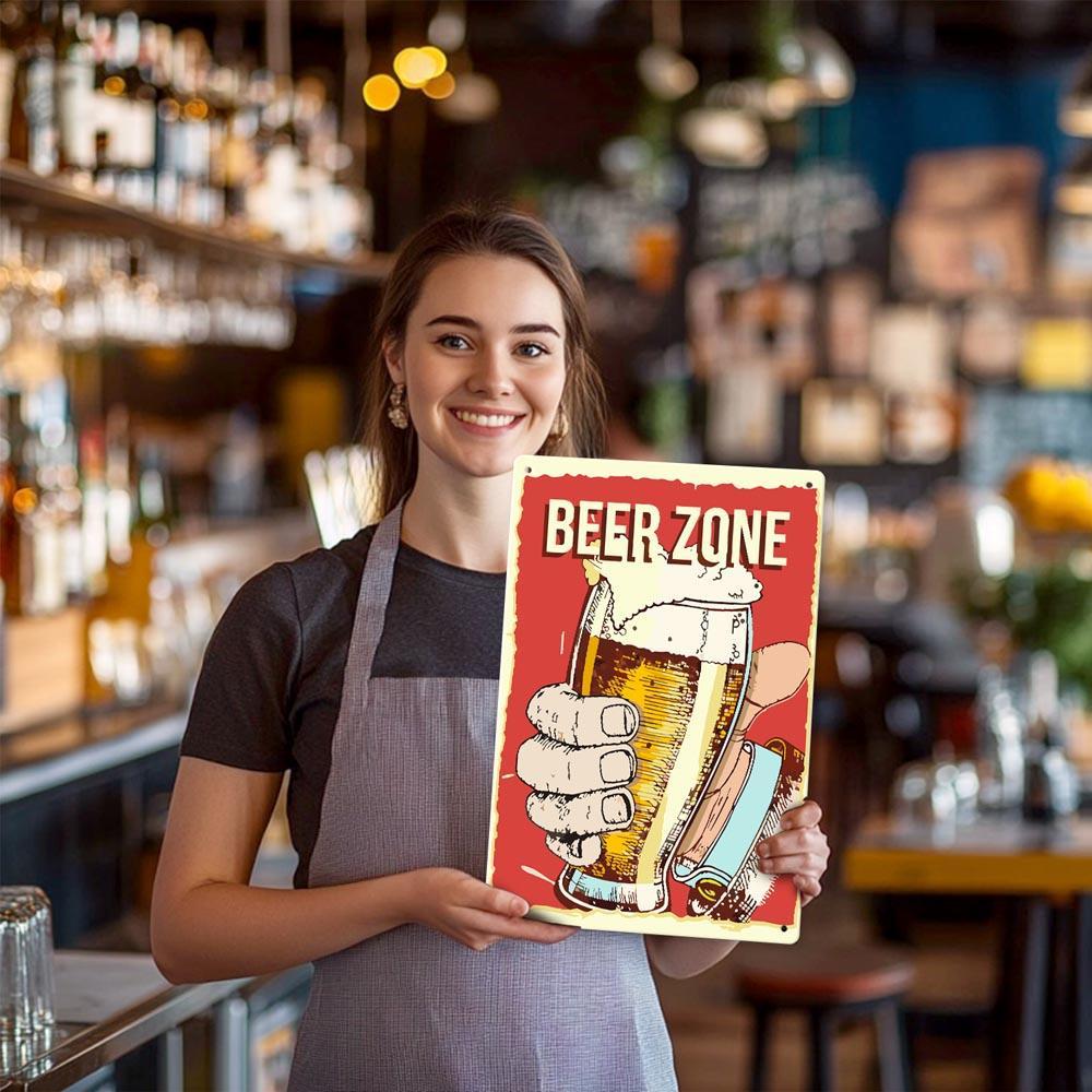 Paint by Numbers – Vintage Metal Bar Art | Beer Zone