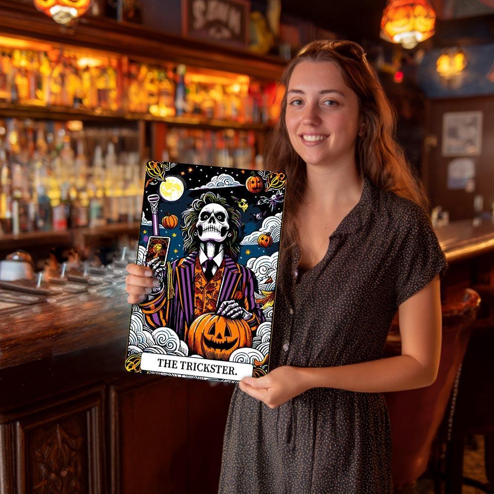 Paint by Numbers – Halloween Skeleton Art | The Trickster Night
