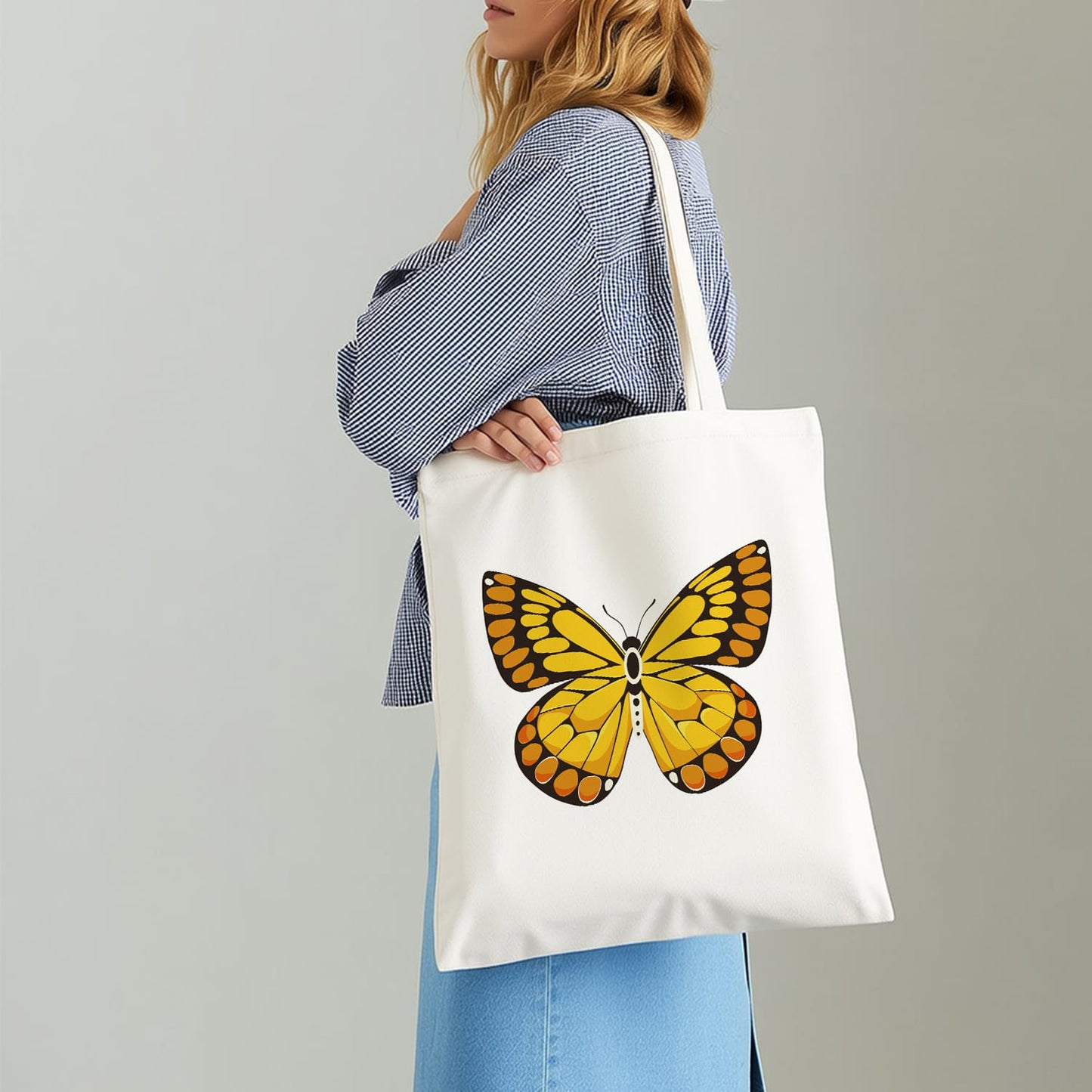 Paint by Numbers – DIY Totebag | Golden Butterfly