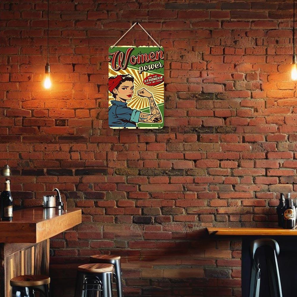 Paint by Numbers – Vintage Metal Wall Art | Women Power