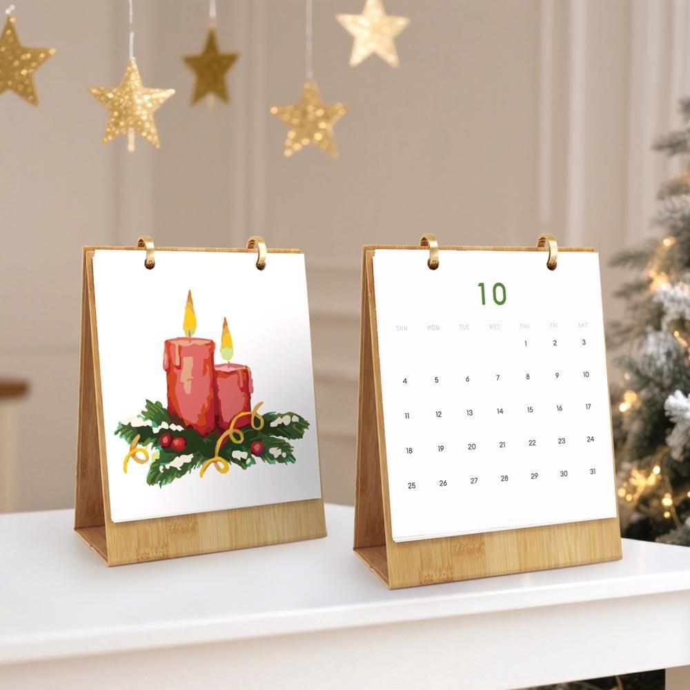 Paint by Numbers - 2026 Desk Calendar - Christmas Joy