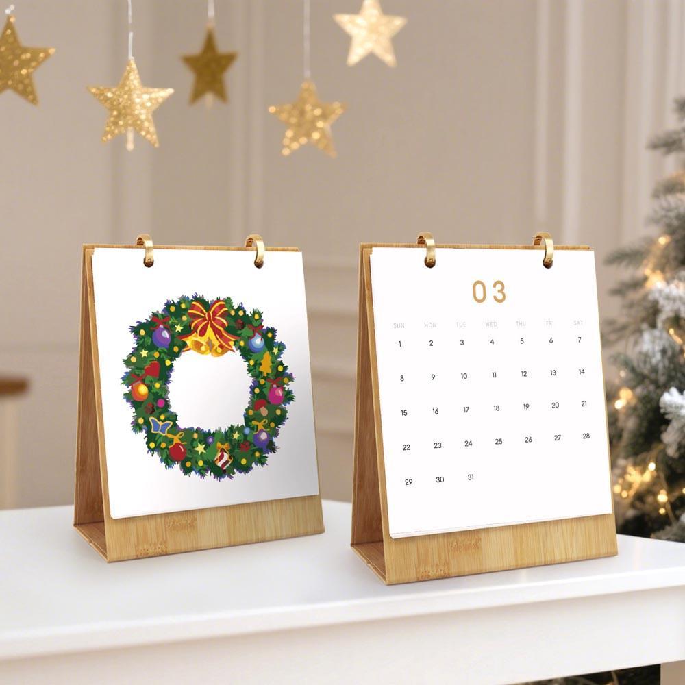 Paint by Numbers - 2026 Desk Calendar - Christmas Time