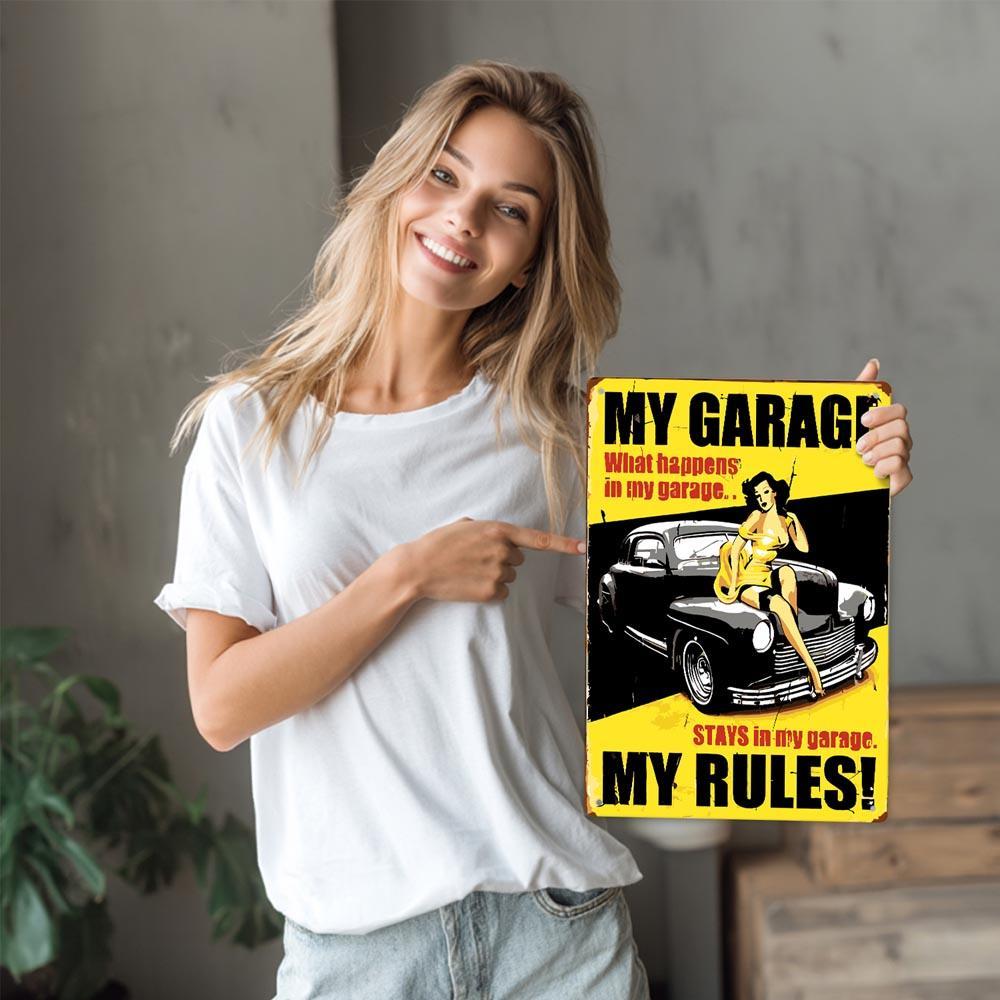 Paint by Numbers – Vintage Metal Garage Art | My Garage, My Rules