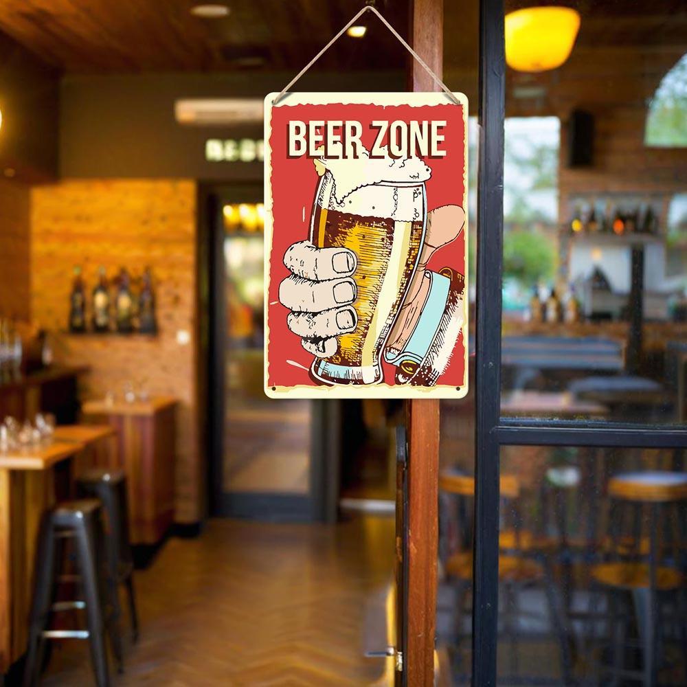 Paint by Numbers – Vintage Metal Bar Art | Beer Zone