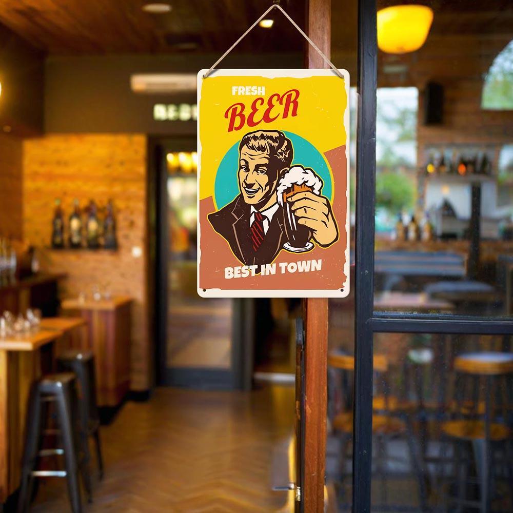 Paint by Numbers – Vintage Metal Bar Art | Best Beer in Town