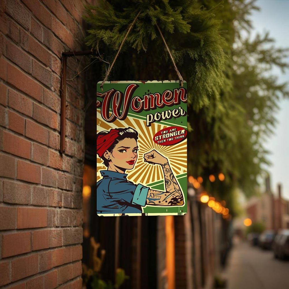 Paint by Numbers – Vintage Metal Wall Art | Women Power