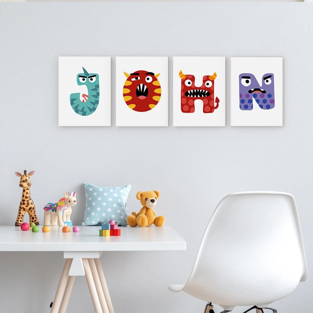 Paint by Numbers – Alphabet Painting Kit | Bold & Colorful Monsters A–Z