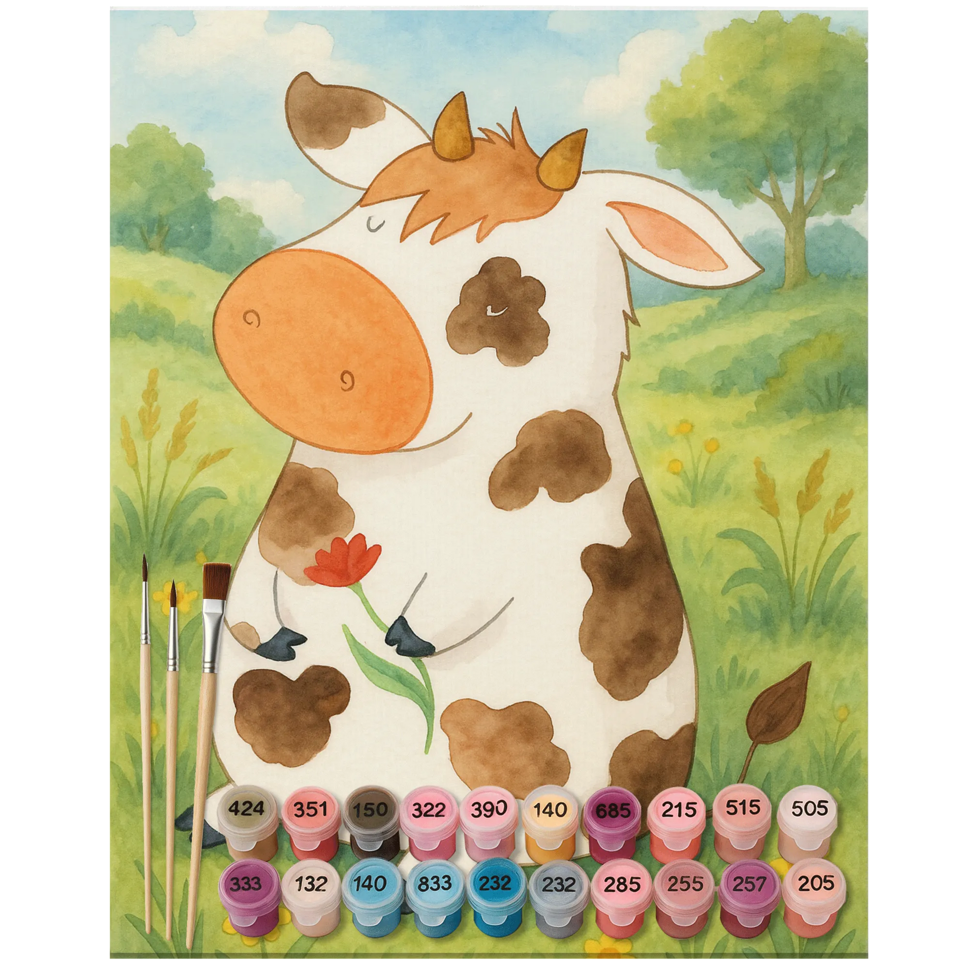 Paint by Numbers - Cow by Mr. & Mrs. Panda