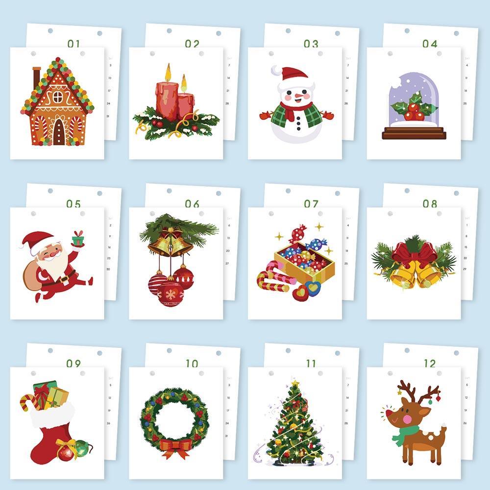 Paint by Numbers - 2026 Desk Calendar - Christmas Joy