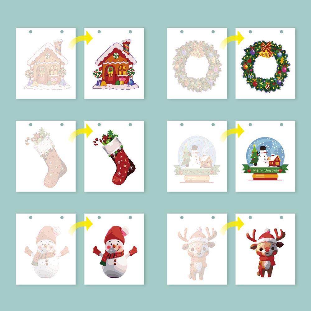 Paint by Numbers - 2026 Desk Calendar - Christmas Time