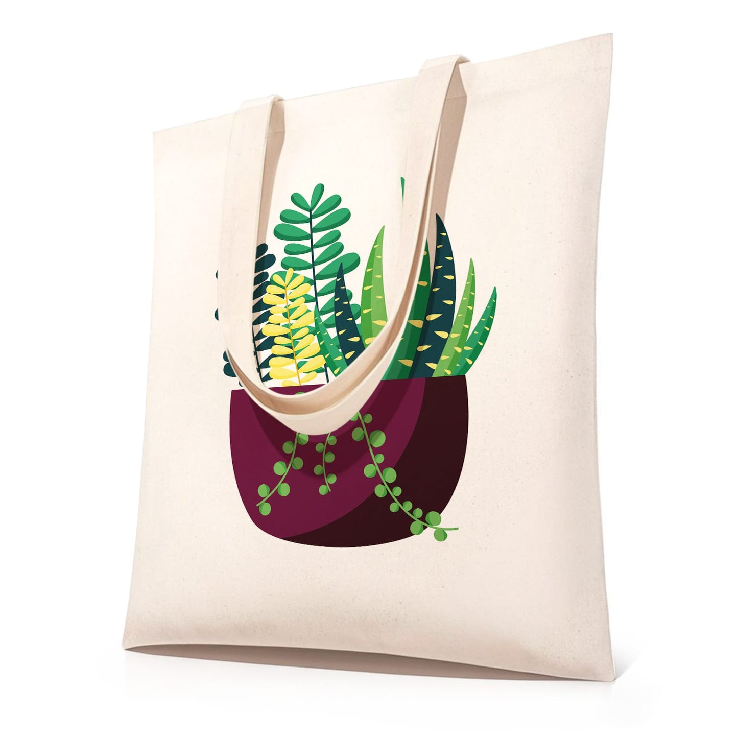 Paint by Numbers - DIY Totebag | Succulent Garden