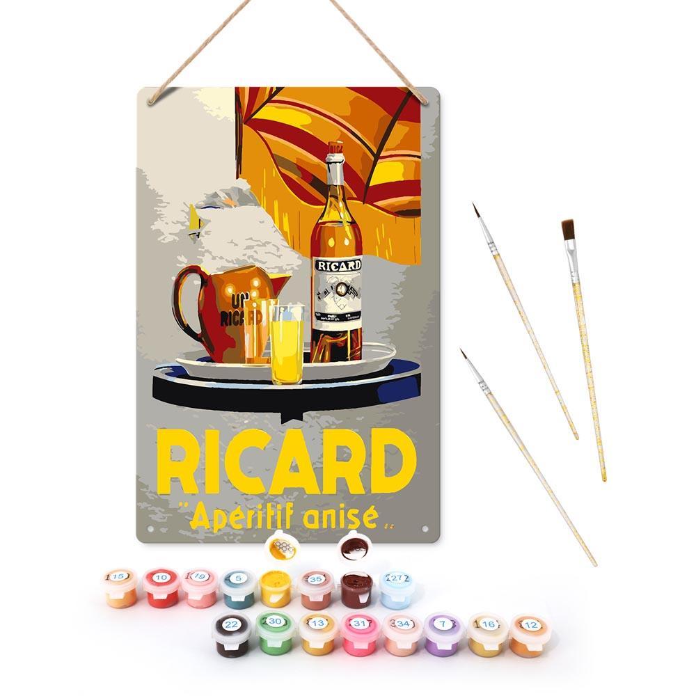 Paint by Numbers – Vintage Metal Bar Art | Ricard Apéritif