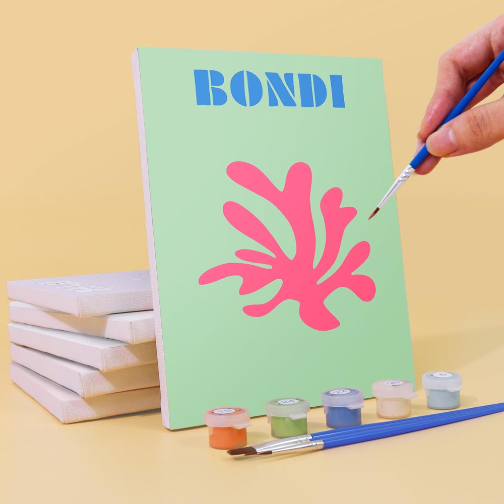 Paint by Numbers - 6 Mini Paintings | Summer Destinations Set