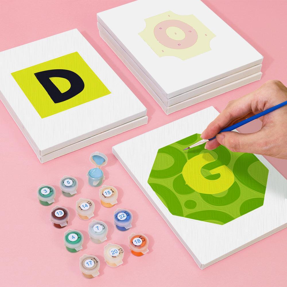 Paint by Numbers β Alphabet Painting Kit | A to Z Color Pop Letters