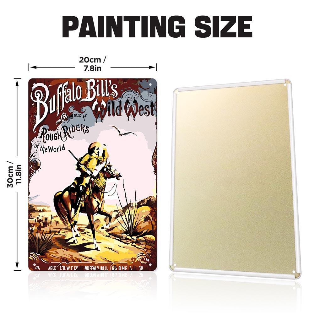 Paint by Numbers – Vintage Bar Art | Buffalo Bill’s Wild West