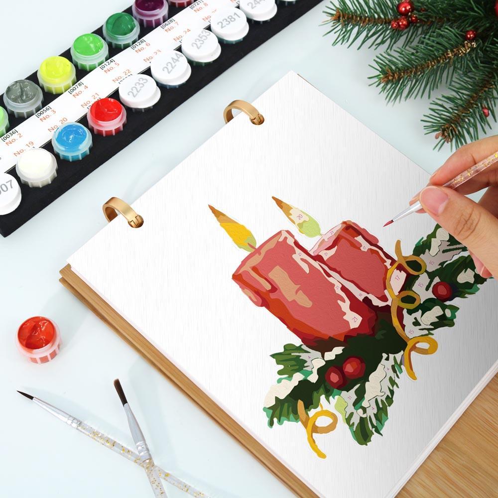 Paint by Numbers - 2026 Desk Calendar - Christmas Joy