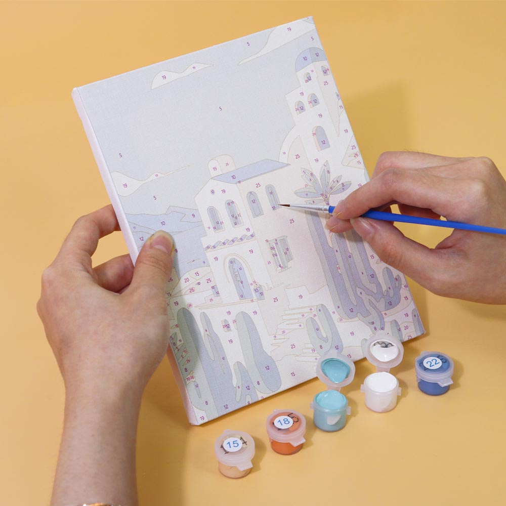 Paint by Numbers – 6 Mini Paintings | World Architecture Set