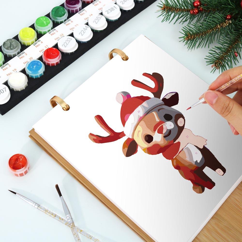 Paint by Numbers - 2026 Desk Calendar - Christmas Time