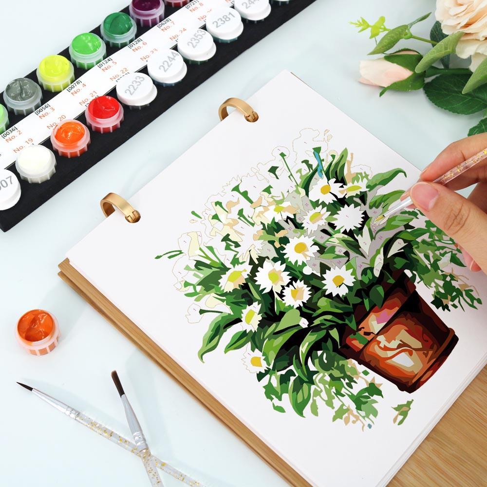 Paint by Numbers - 2026 Desk Calendar - Houseplant Haven