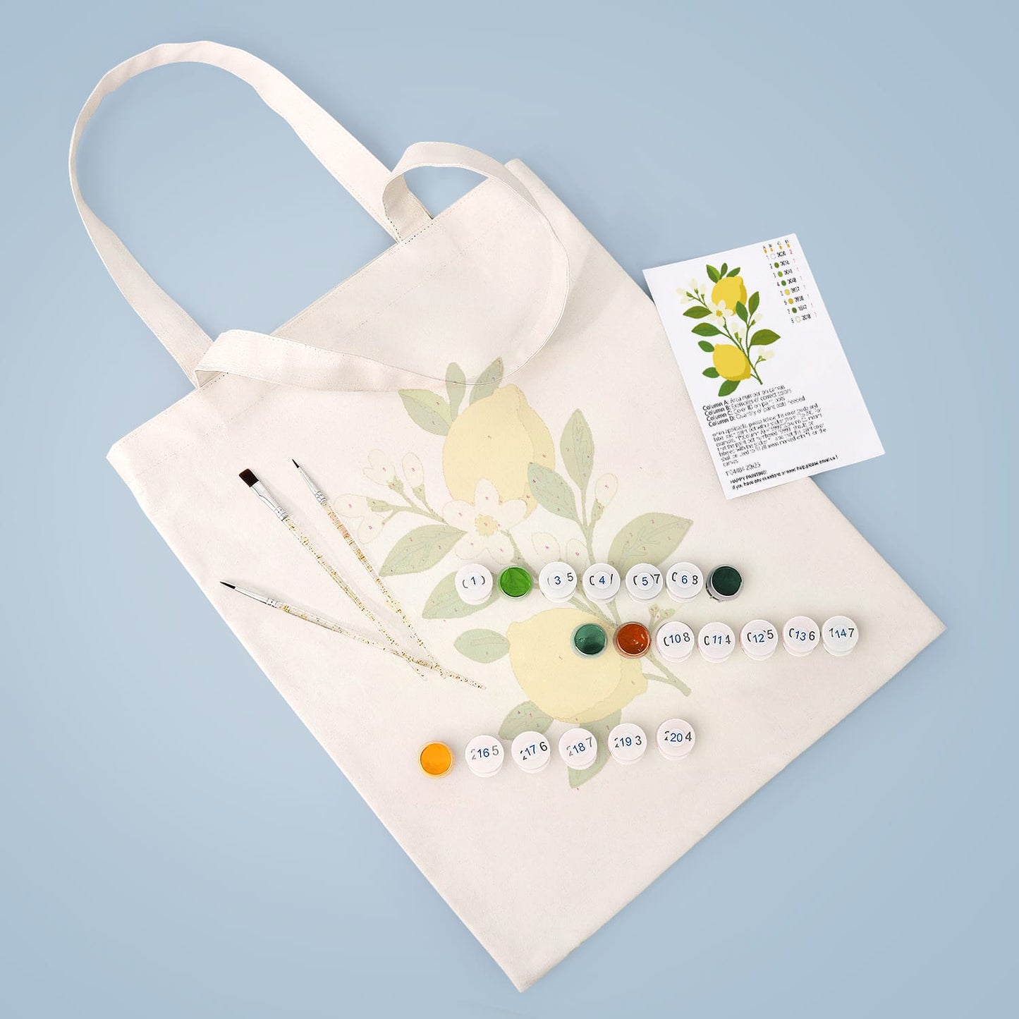 Paint by Numbers – DIY Bag | Lemon Zest