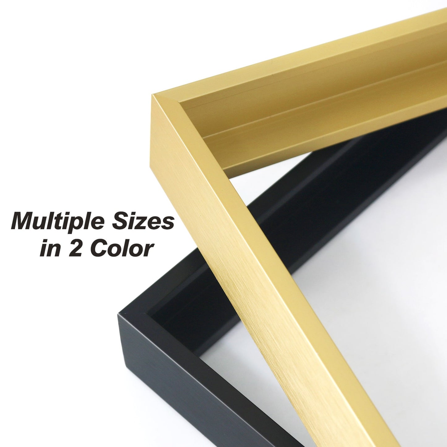 Aluminum DIY Frame – Modern Canvas Display | Multiple Sizes & Colors