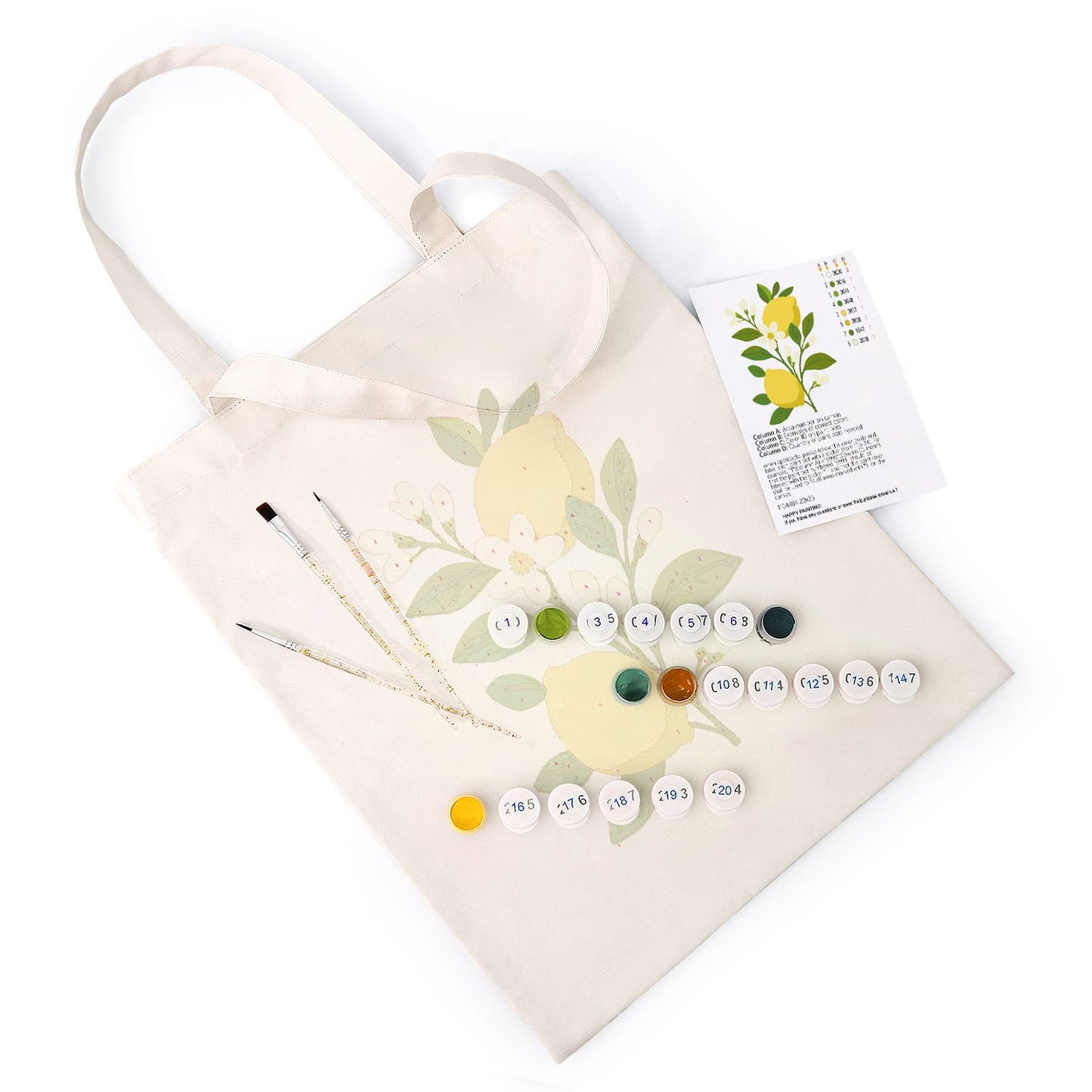 Paint by Numbers – DIY Bag | Lemon Zest