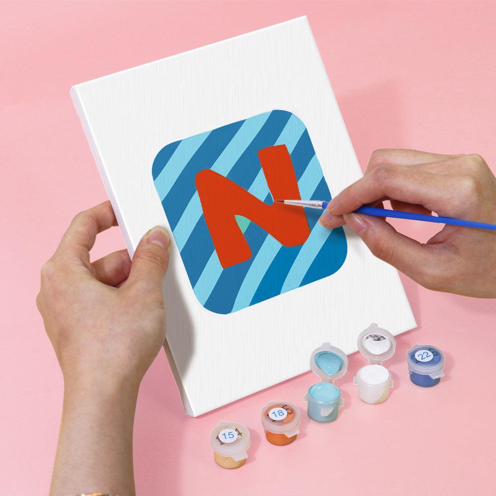 Paint by Numbers β Alphabet Painting Kit | A to Z Color Pop Letters